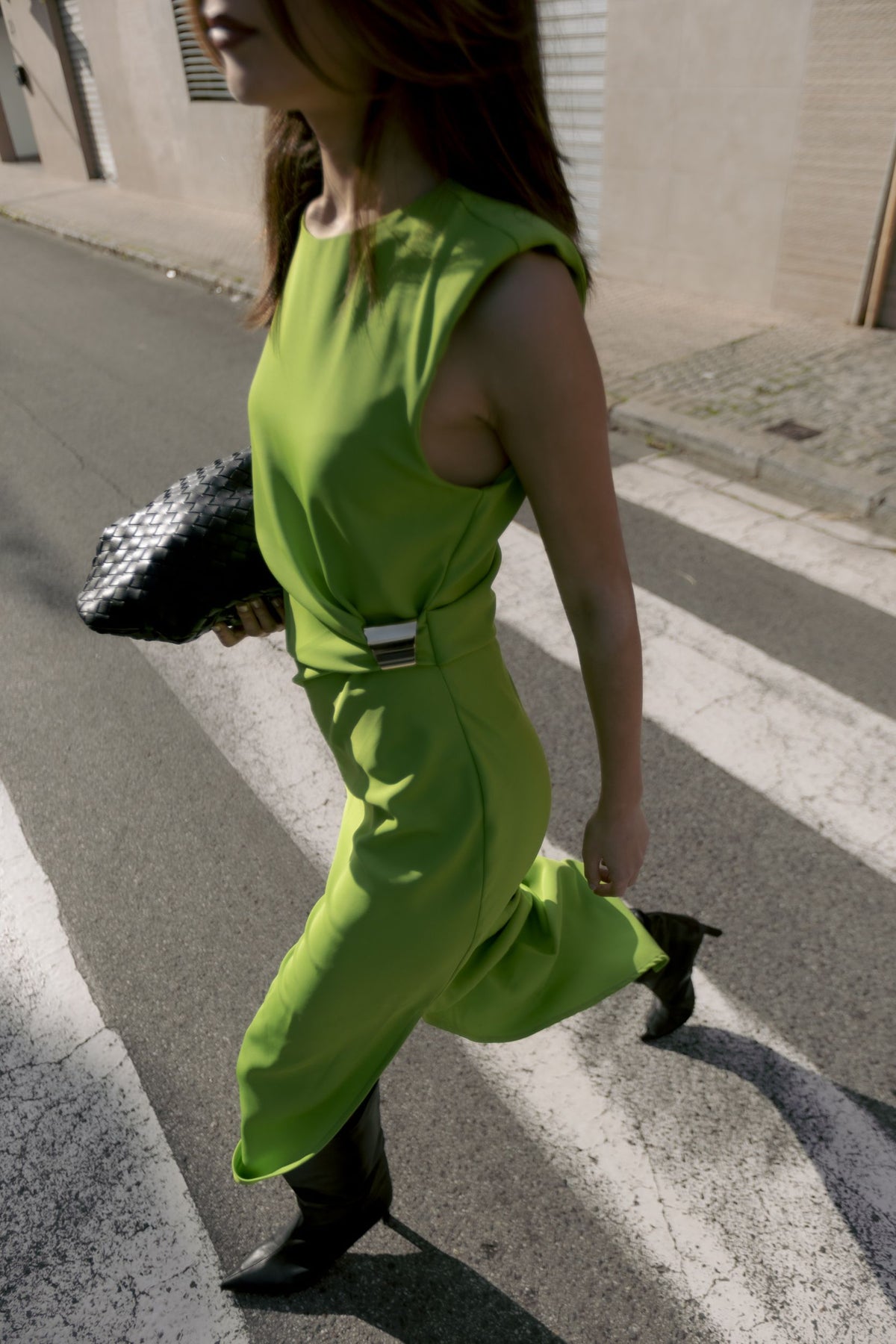 VESTIDO MIDI VERDE